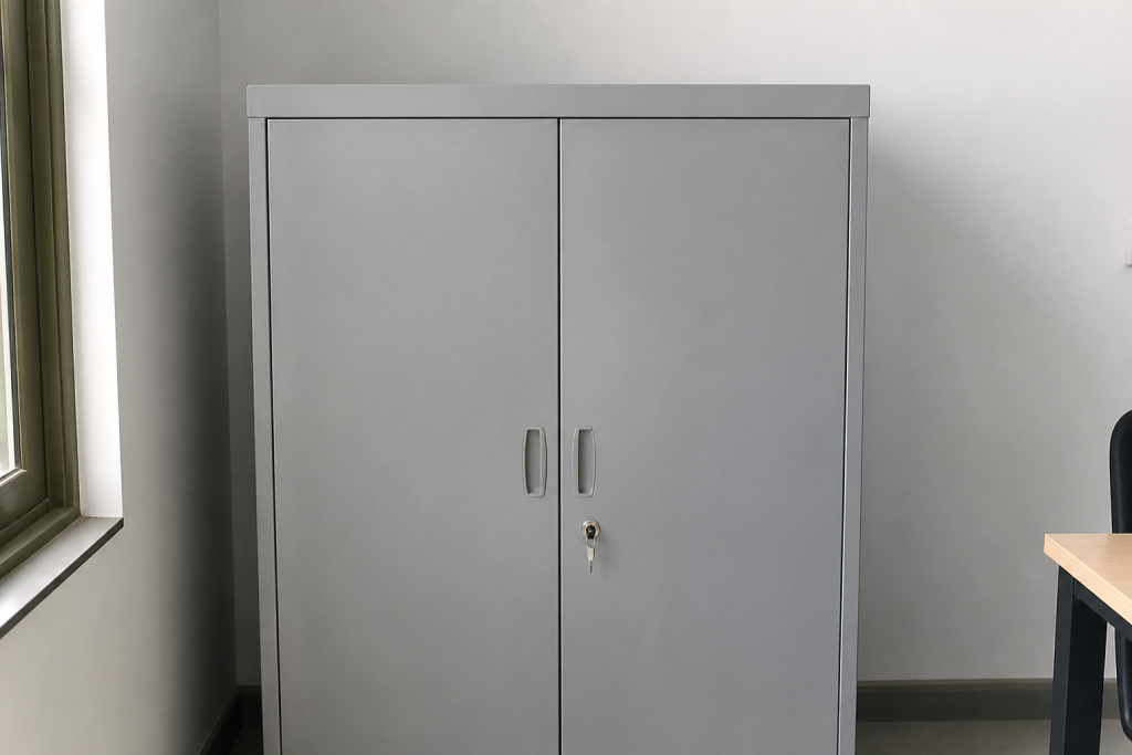 armoire fermee gardant les bulletins administratifs securises